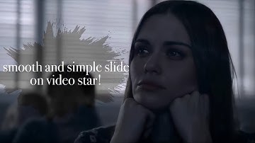 smooth and simple slide transition on video star! | easy tutorial