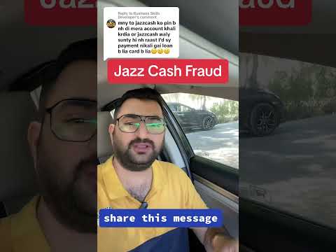 Jazz cash fraud