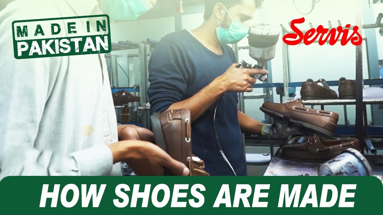 How Shoes Are Made in Servis Global Footwear Factory Made in Pakistan