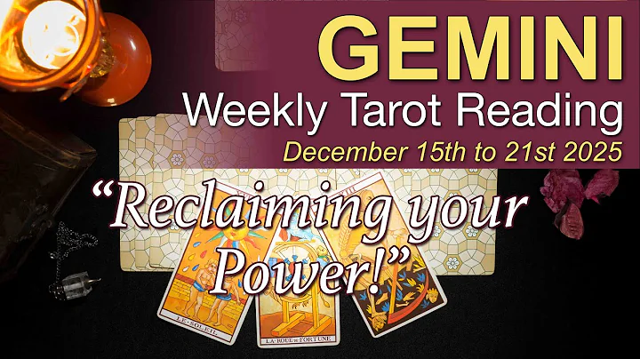 GEMINI 'IT'S YOUR TIME TO SHINE!" December 15 - 21 2025 Weekly Tarot | Intuitive Spiritual Guidance