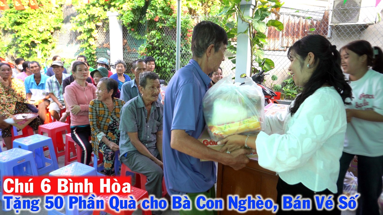 Rằm Tháng Giêng, Chú 6 Bình Hòa phát Tâm Thiện Nguyện tặng 50 Phần Quà cho Bà Con Nghèo
