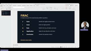FIRAC Explained Simply | The Law School Cheat Code