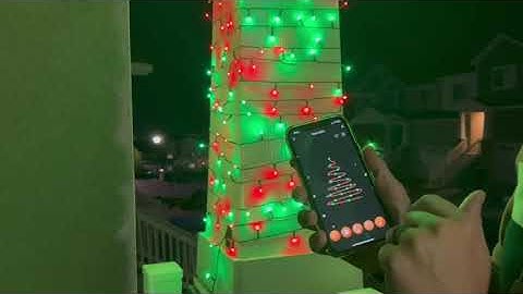 BrizLabs Smart RGB String Lights Preimum Series #christmasdecor #christmaslights