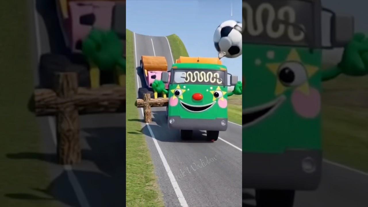 Max Truck Dancing, Tayo’s Friend, Crash” in the game BeamNG.drive 