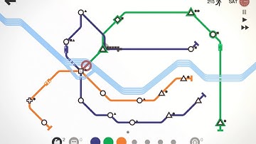 Mini Metro - the most effective strategy (Circles)