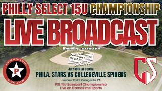 LIVE BROADCAST: Philly Select League 15U Championship - Stars vs Spiders