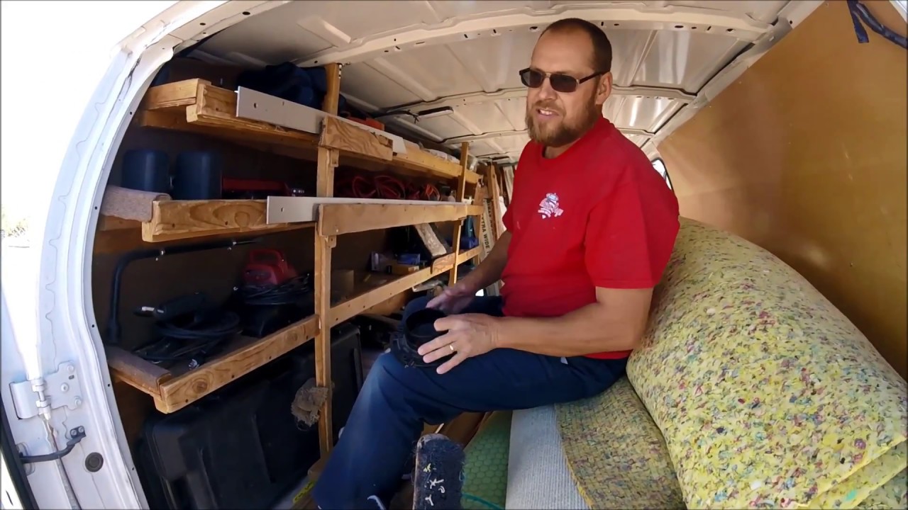 TOUR OF MY WORK VAN SET UP YouTube