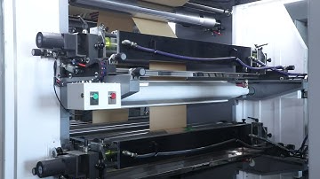 RKP4-1200 Four color flexo printing machine