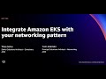AWS re:Invent 2021 - Integrate Amazon EKS with your networking pattern