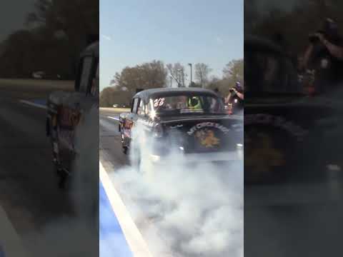 GASSERS doing a #burnout - see more on the FULL VIDEO! #gasser #dragracing #racing #motorsport