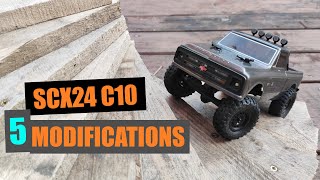 Axial SCX24 C10 - 5 modifications