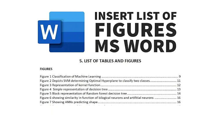 [How to] add list of figures in microsoft word - DayDayNews