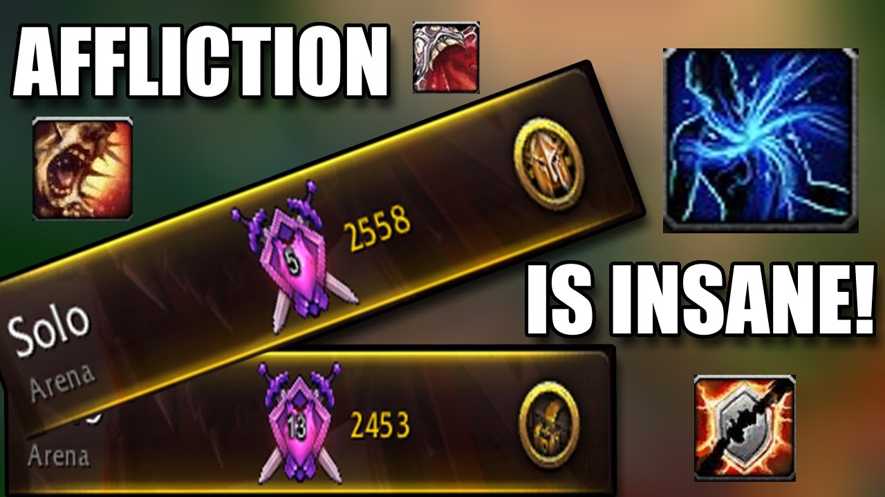 RANK 5 HIGH RATED AFFLICTION WARLOCK SOLO SHUFFLES - THIS SPEC IS ...