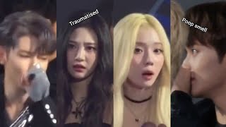 240218 idols traumatised as someone pooped in the VIP zone at Hanteo Music Awards 2024