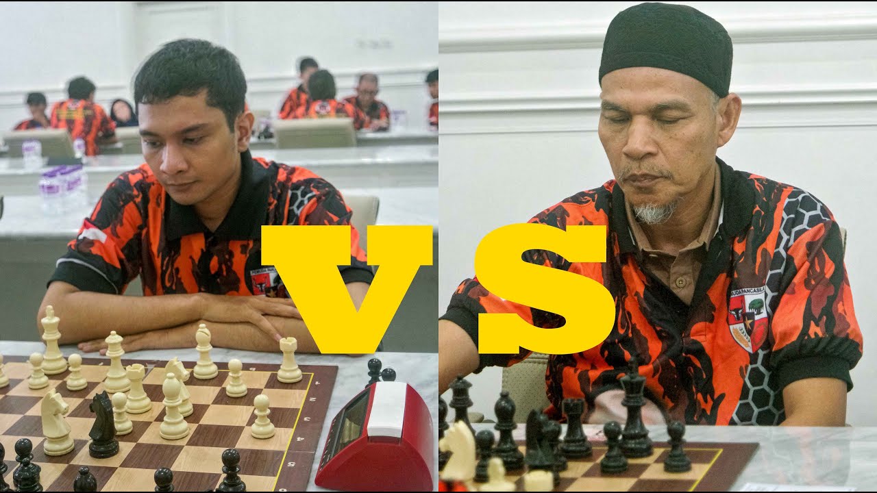 MN Sugeng Prasetyo VS FM Hamdani Rudin, OPEN TURNAMEN CATUR PIALA KETUA PEMUDA PANCASILA BANTEN.