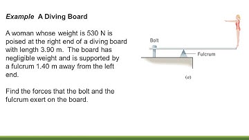 2 Rigid objects in Equilibrium