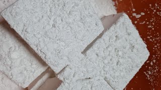 Crushing fresh 7 Gym Chalk Blocks 🤍✨ Super Dusty Cornstarch ASMR | Collab with @TheASMRWorld28 🫶🏼