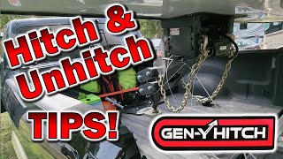 How To Hitch and Unhitch 5th Wheel Gen Y Gooseneck (Tips & Tricks)