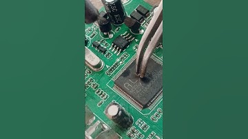 #youtube short video #desoldering SMD capacitor #electronic short