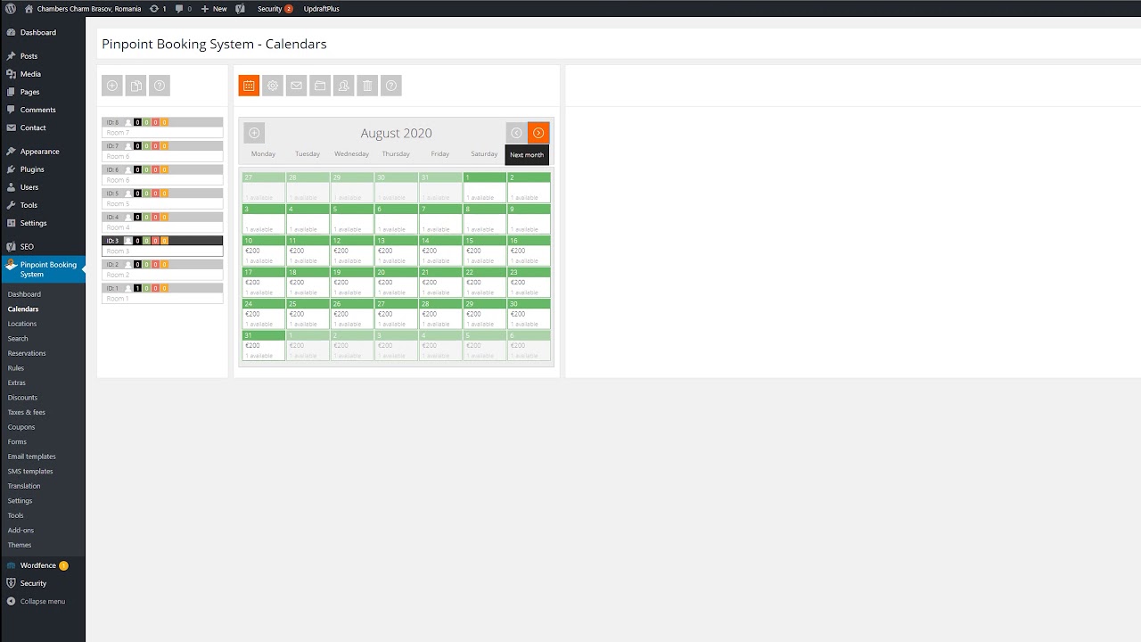 pinpoint pro booking