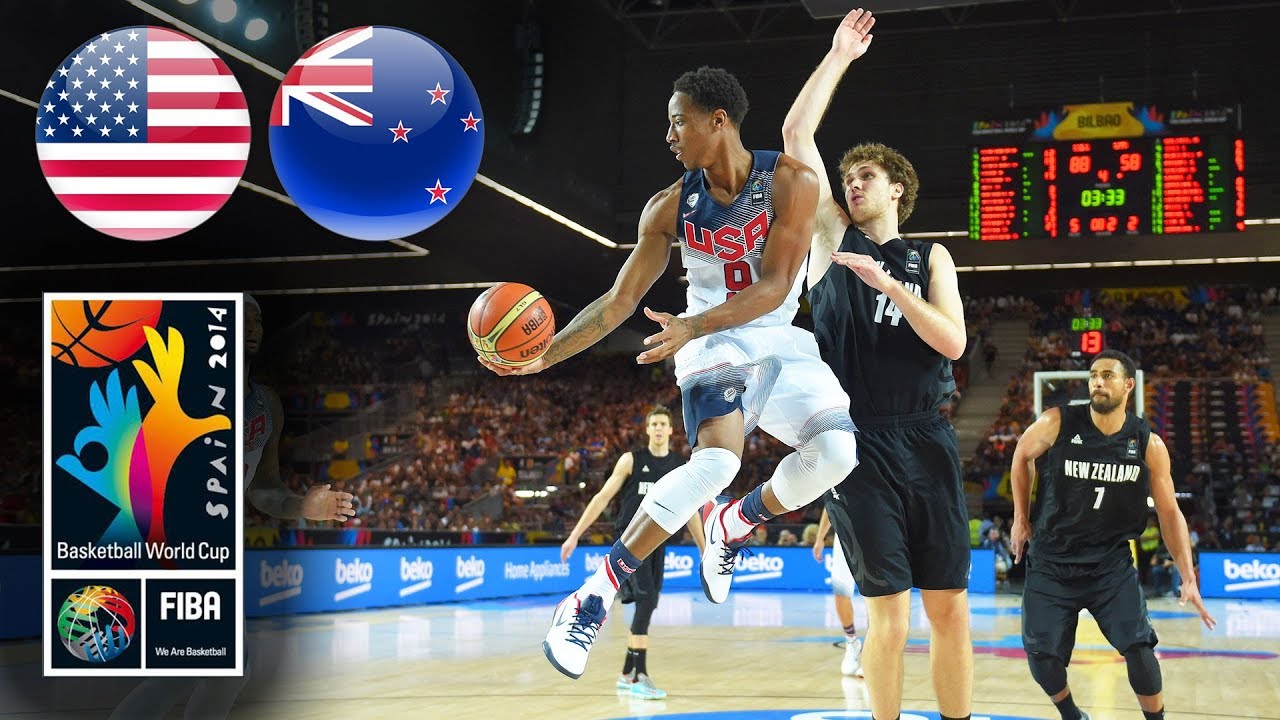USA 🇺🇸 vs New Zealand 🇳🇿 - Classic Full Games FIBA Basketball World Cup 2014