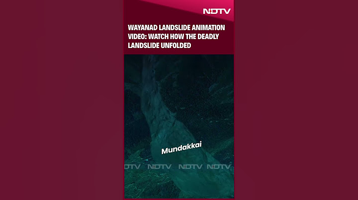 Wayanad Landslide Animation Video | Watch How The Deadly Landslide Unfolded