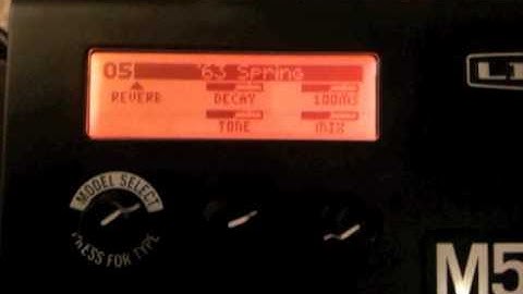 Line 6 M5 Preset Mode