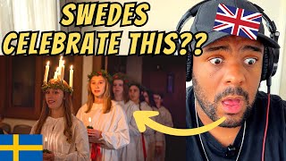 Brit Reacts to Luciatåg in Sweden