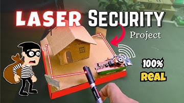 How to make Laser Security Alarm System | 100% Real | DIY Home Security Project