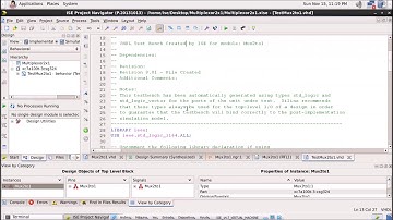 Multiplexor 2 to 1 VHDL ISE Design