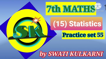 7th Maths practice set 55 (15) statistics To make a frequency distribution table