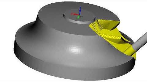 SolidCAM Auto 3+2 Roughing - Automatic mode simulation