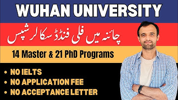 Everything You Need to Know About Wuhan University China Fully Funded Scholarship 2026 Master & PhD