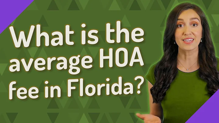 What is the average HOA for The Villages in Florida? (2023)