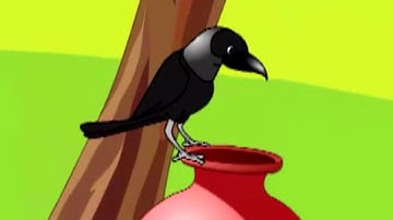 The Thirsty Crow - Kids English Animation - Moral Story