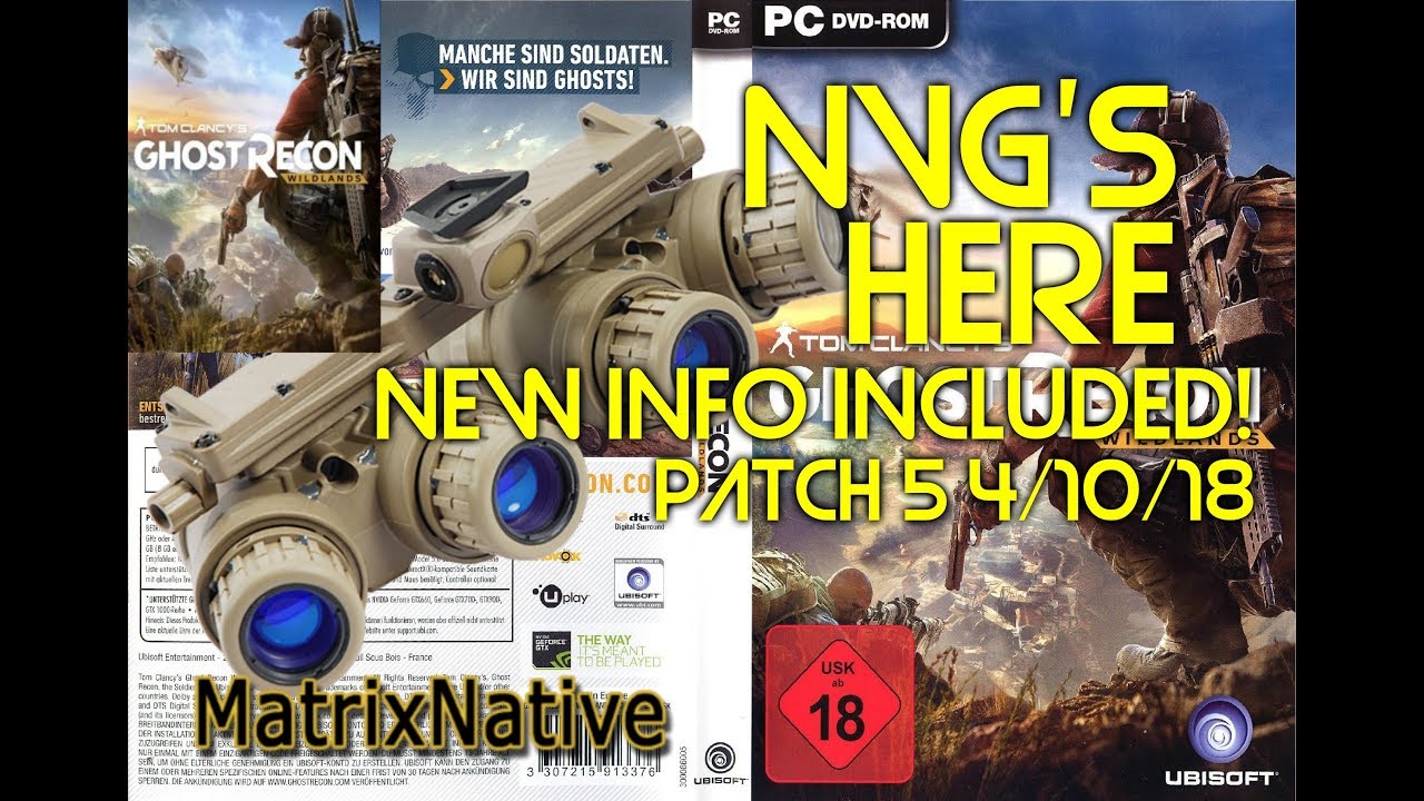 NIGHT VISION ARE HERE Ghost Recon Wildlands Update 5 SPEC OPS 1