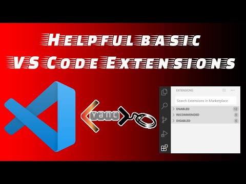 Helpful basic VS Code Extensions that I installed and use (2020)