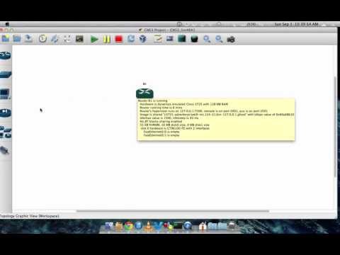 gns3 basic  and router modes