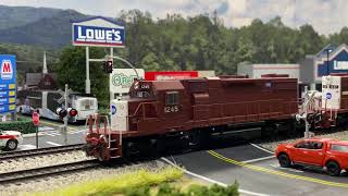 GATX Ex-Reserve Mining EMD SD38-2 On Brian’s Layout ~ HO Scale   