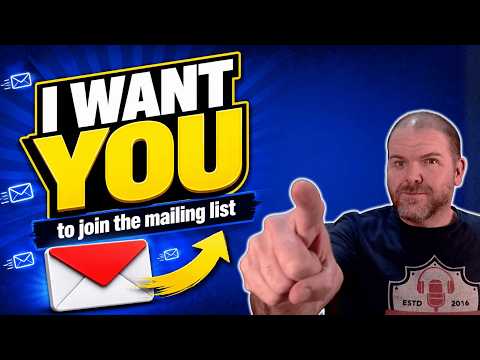 Join the EMAIL List Today!