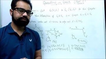 Union & Intersection Operation |Operations on Graph | Part 1 | By:- Harendra Sharma