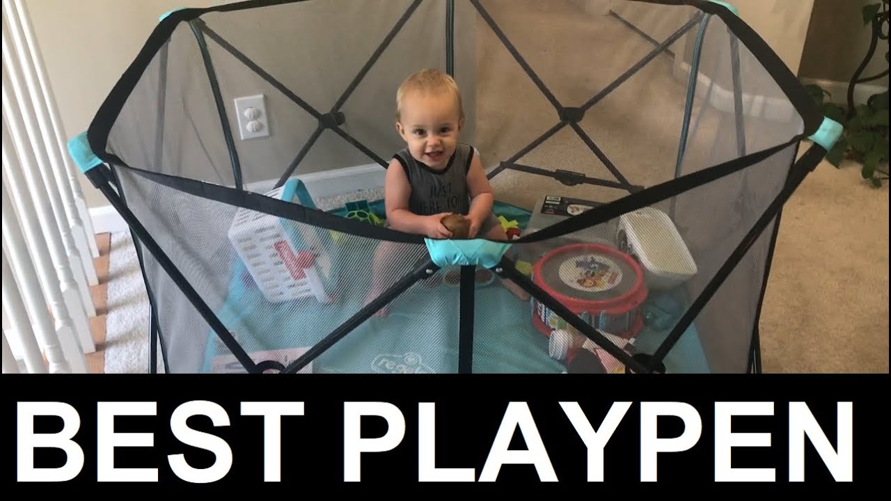 Best Baby Playpen Regalo My Play Portable Playard YouTube