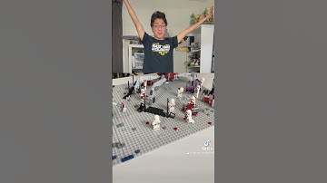 Making a LEGO Star Wars MOC out of JUST Battle Packs!!