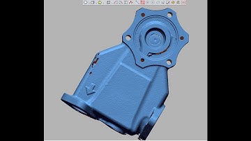 Quét mẫu 3D bơm cao áp bằng máy EinScan pro