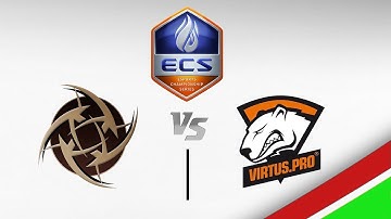 CS:GO - Ninjas in Pyjamas vs Virtus Pro - Map 1 [Cache] - ECS Season 4 Europe