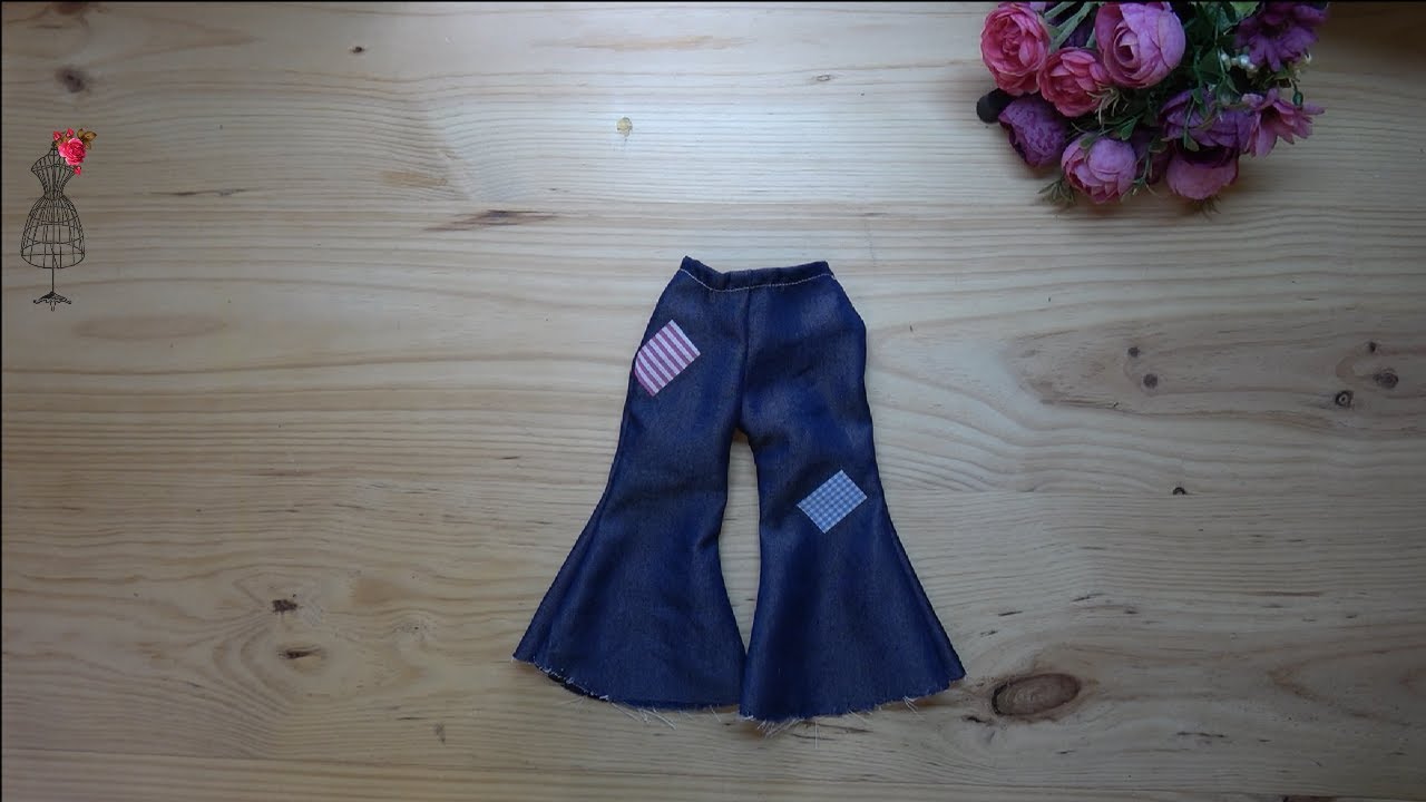 DIY Cómo sacar patrón de pantalón Oxford para muñecas Patrones Gratis🧵👖