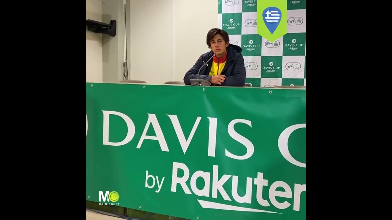 Álvaro Guillén debutó en el equipo ecuatoriano de Copa Davis YouTube