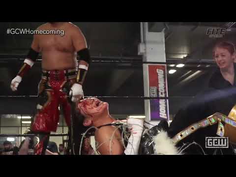 GCW ULTRAVIOLENT CHAMPIONSHIP MATCH YAMASHITA VS SASAKI 8 19 23