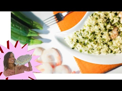 Risotto con Gamberi e Zucchine