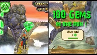 How to get 100+ GEMS in one Run in Temple Run 2 screenshot 5